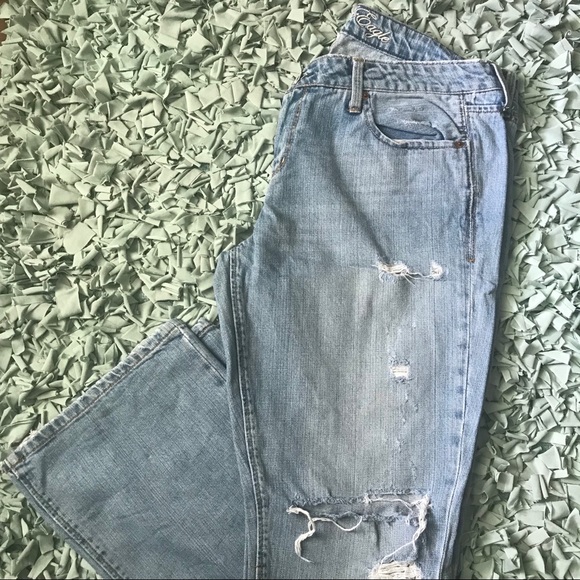 American Eagle Distressed Flared Jeans - Picture 2 of 7